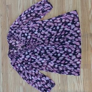 Dana Buchman 3/4 sleeve V-neck top w/cami